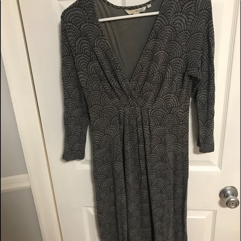 Boden Grey Pattern Dress